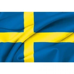 Drapeau Suède De Façade En Polyester 