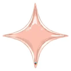 Ballon Mylar étoile Design Rose Or (Starpoint) (20'') 