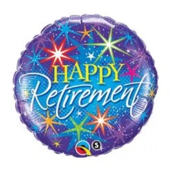 Ballon Mylar Happy Retirement 