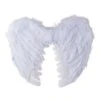 Ailes D'Ange En Plumes Blanches 40cm 