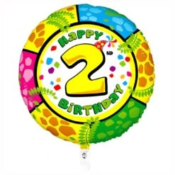 Ballon 2 Animaloons Girafe 