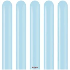 Ballons à Sculpter Blue Macaron Kalisan 