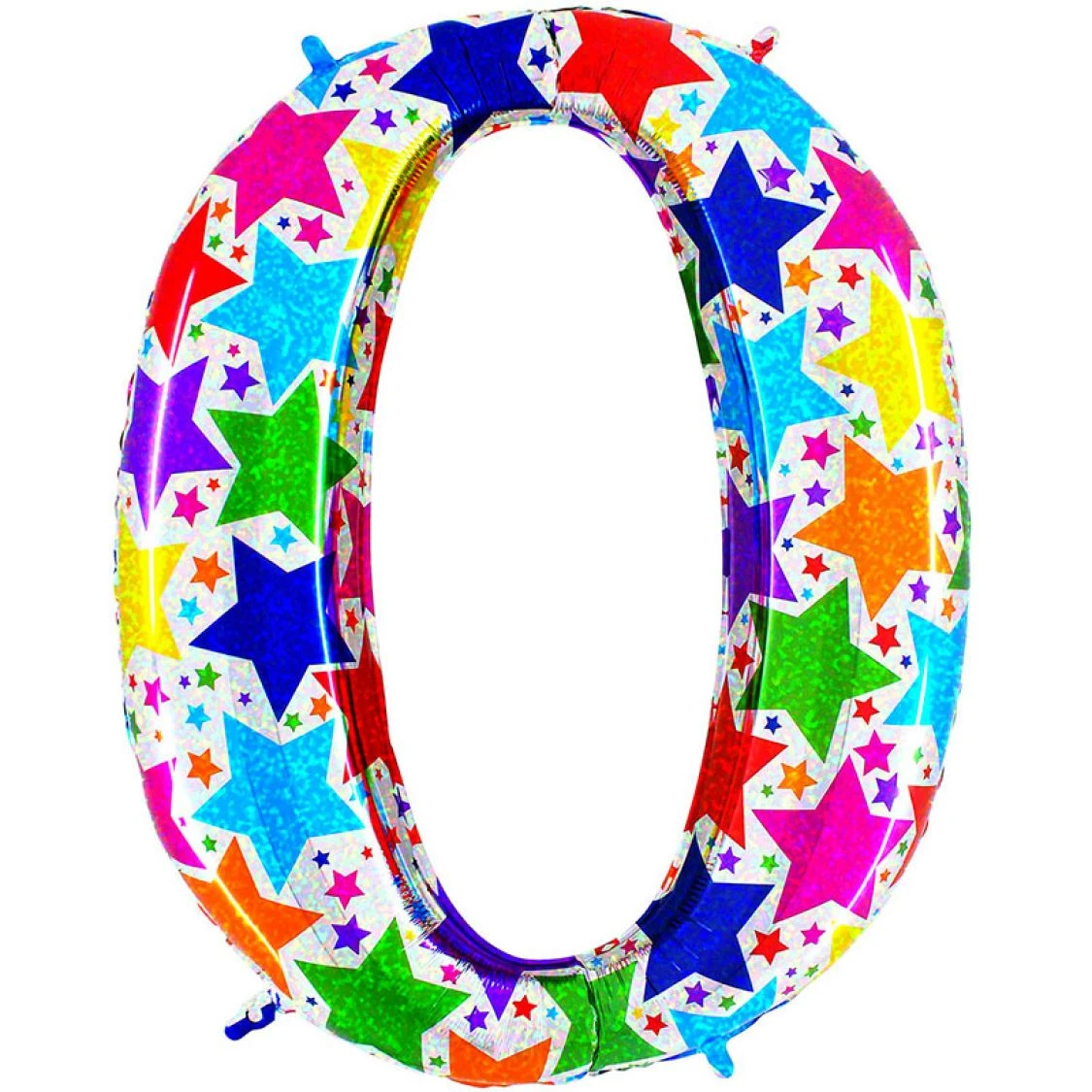 Ballon Chiffre 0 Motif Etoiles 1 Ballon Chiffre 0 Motif Etoiles