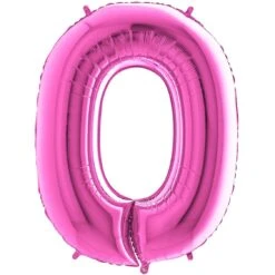 Ballon Chiffre 0 Fushia 