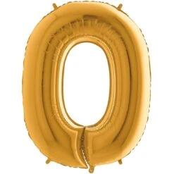 Ballon Chiffre 0 Or 