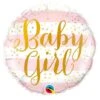 Ballon Baby Girl Rayures 