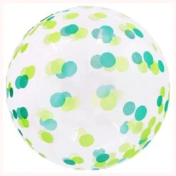 Ballon Bubble Confettis Green 