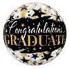 Ballon Bubble Graduate Black 