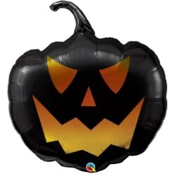 Ballon Halloween Citrouille Noire 