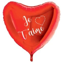 Ballon Coeur Rouge Je T'aime 