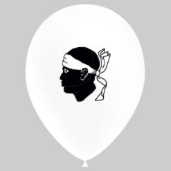 Ballon Drapeau Corse (latex) 
