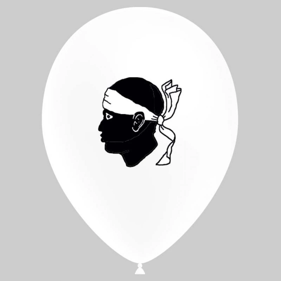 Ballon Drapeau Corse (latex) 1 Ballon Drapeau Corse (latex)
