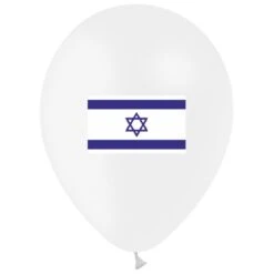 Ballon Drapeau Israël (latex) 