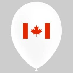 Ballon Drapeau Canada (latex) 