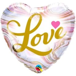 Ballon Coeur Love Marble 