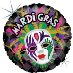 Ballon Mardi Gras Rond 