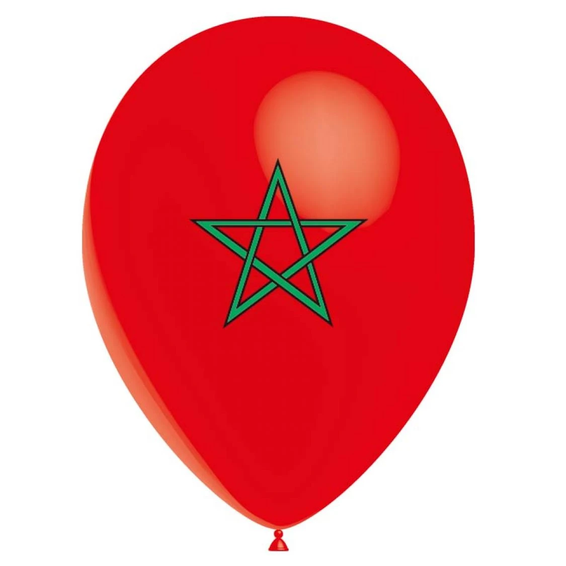 Ballon Drapeau Maroc (latex) 1 Ballon Drapeau Maroc (latex)