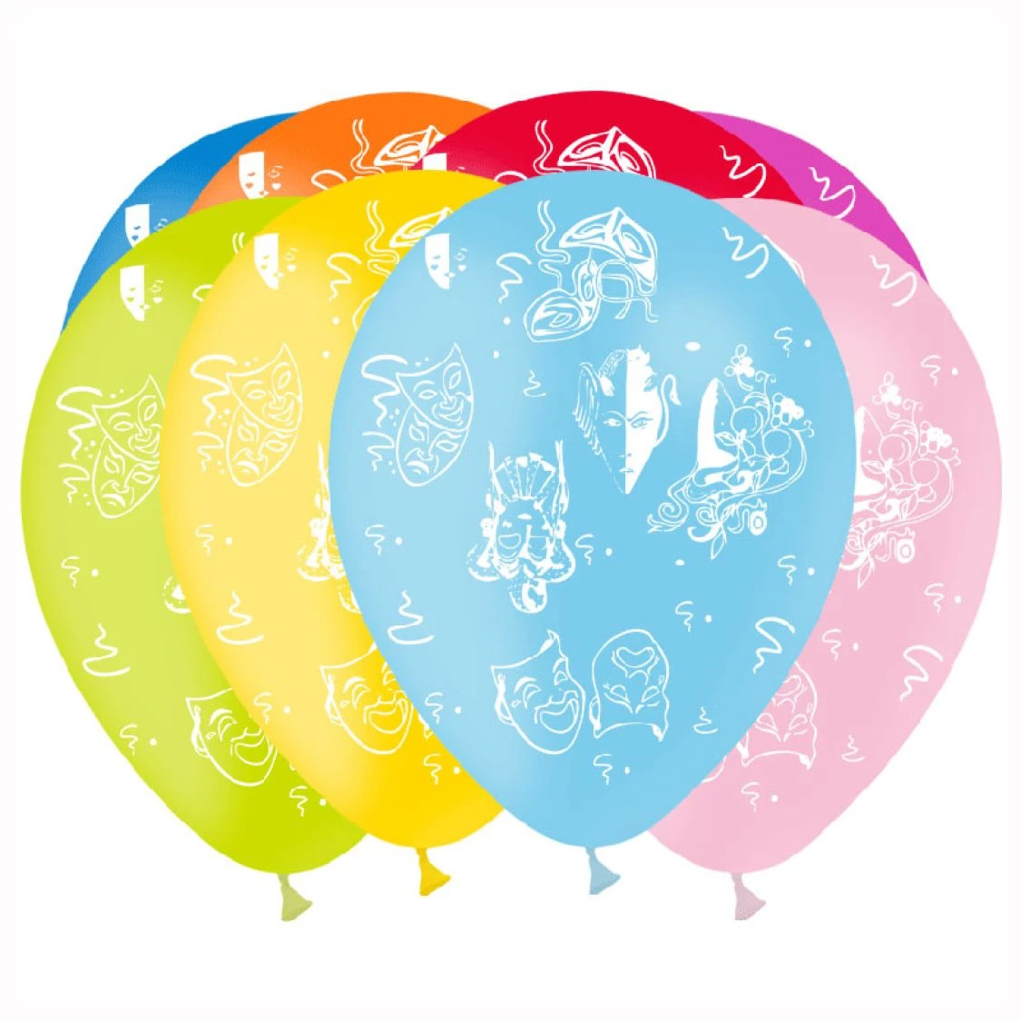 Ballon Masques Assortis 1 Ballon Masques Assortis