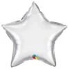 Ballon Mylar étoile Chrome Argent 