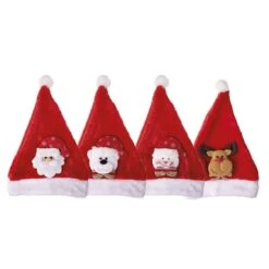 Bonnet De Noël Enfant Décoré 