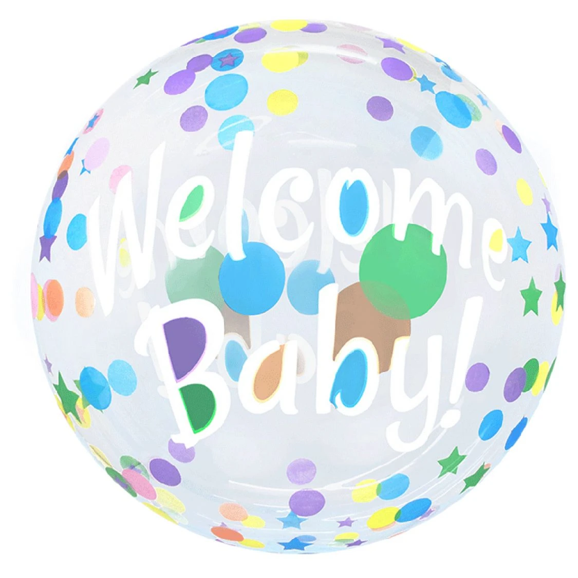 Ballon Bubble Welcome Baby 1 Ballon Bubble Welcome Baby
