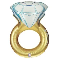 Ballon Bague Solitaire Or 