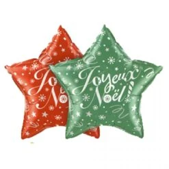 Ballon Etoile Joyeux Noël 