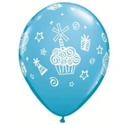 Ballon Cupcakes Qualatex Assortiment Tropical 