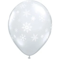 Ballon Flocons Tout Autour Transparent 