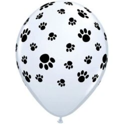 Ballon Latex Empreintes De Chien 
