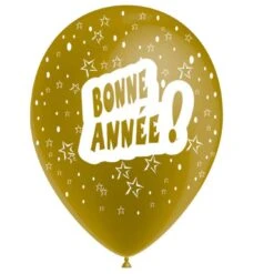 Ballon Bonne Année Tout Autour Coloris Or 