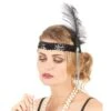 Bandeau Charleston Sequins Noir 