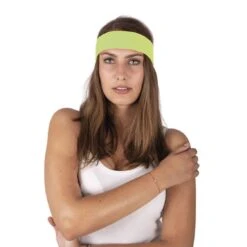 Bandeau élastique Pour Cheveux Couleur Vert 