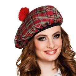 Béret écossais Rouge 