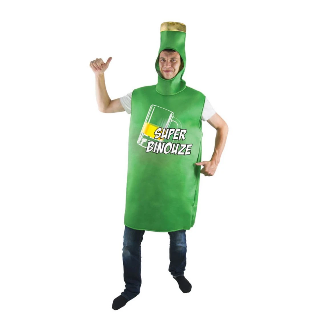 Déguisement Adulte Bouteille De Beer 1 Déguisement Adulte Bouteille De Beer