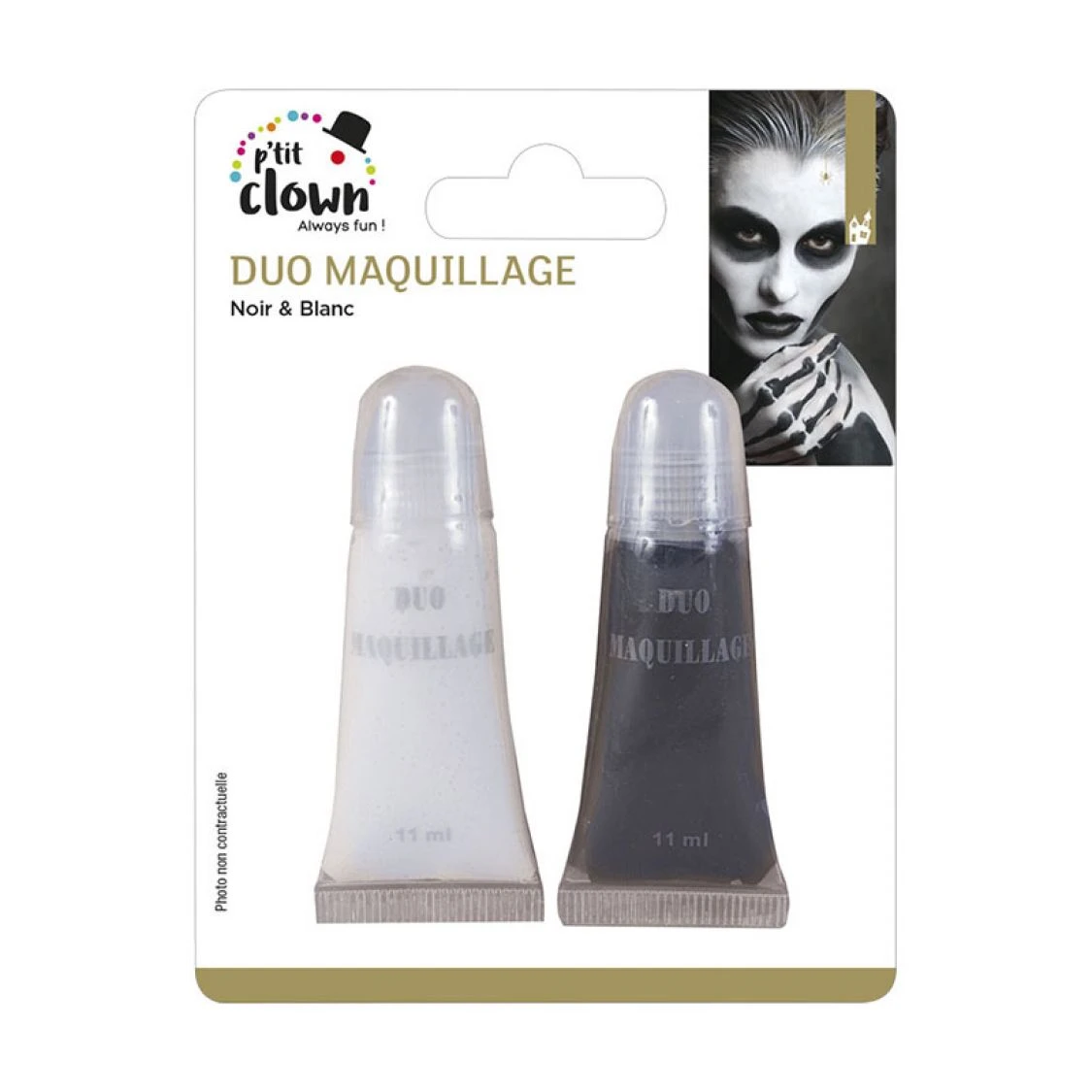 Fard Gras Tube Blanc Et Noir 1 Fard Gras Tube Blanc Et Noir
