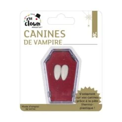 Canines De Vampire Avec Pâte 