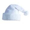 Bonnet De Noël Blanc Argent 