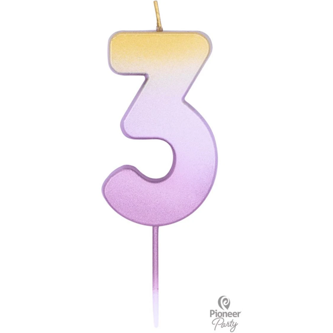 Bougie Anniversaire Chiffre Gold Ombre 1 Bougie Anniversaire Chiffre Gold Ombre