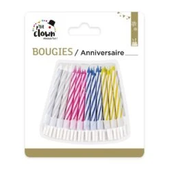 Bougie Anniversaire Avec Bobèche 