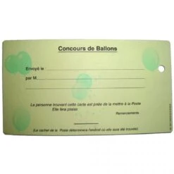 Cartes Lacher De Ballon 