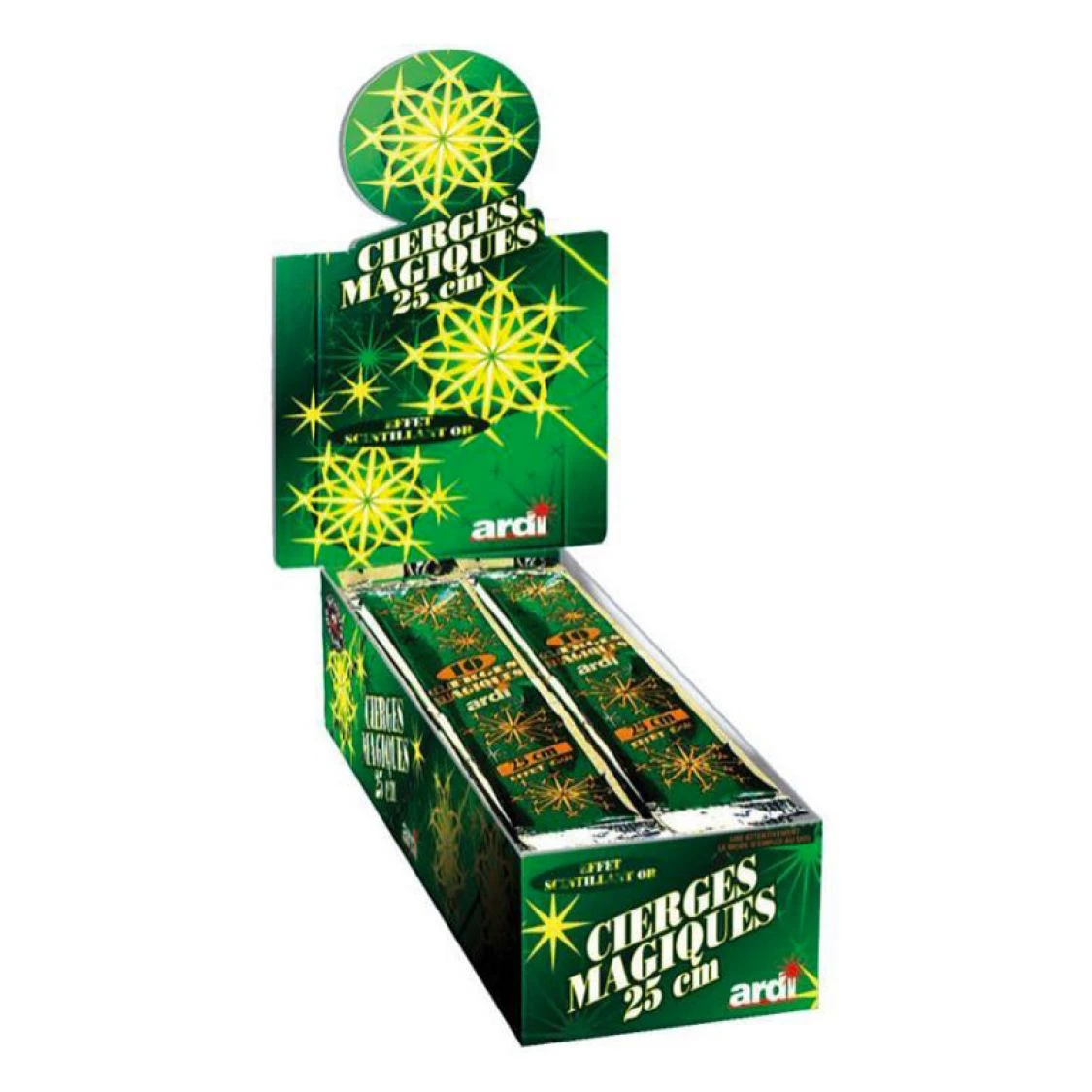 Boite Cierges Magiques 25cm De Long (par 30 Sachets) 1 Boite Cierges Magiques 25cm De Long (par 30 Sachets)