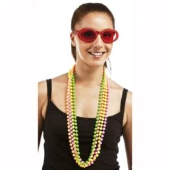 Collier Perles Couleurs Par 4 