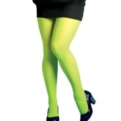 Collant Opaque Vert Fluo 