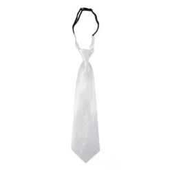 Cravate Avec élastique Blanche 