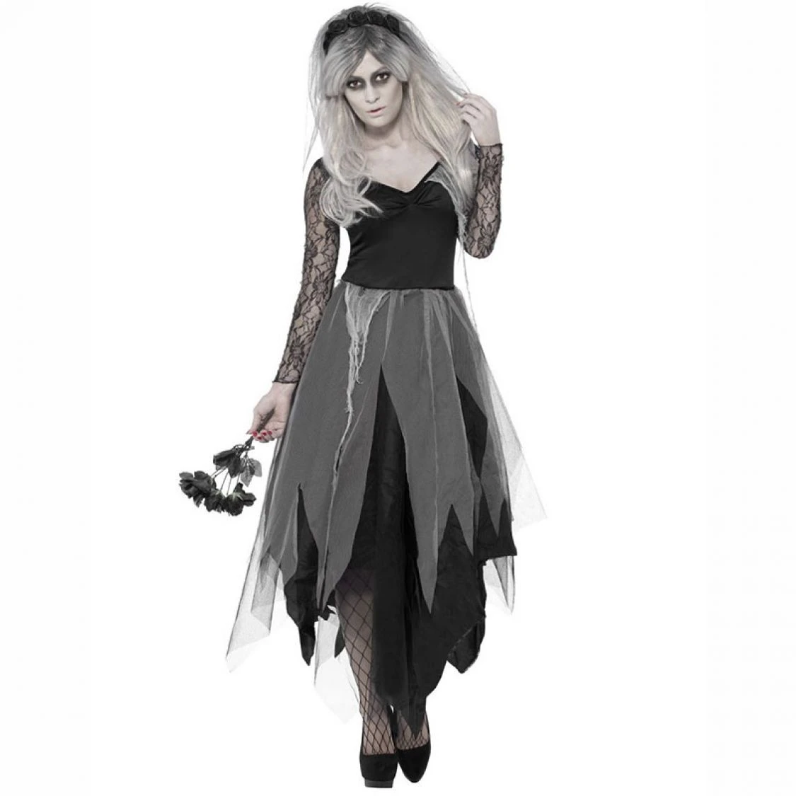 Déguisement Mariée Gothique Femme Halloween 1 Déguisement Mariée Gothique Femme Halloween