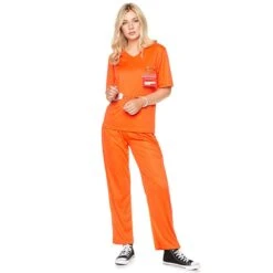 Déguisement Prisonnier Orange Adulte 