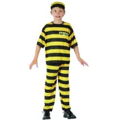 Déguisement Enfant Prisonnier Jaune 