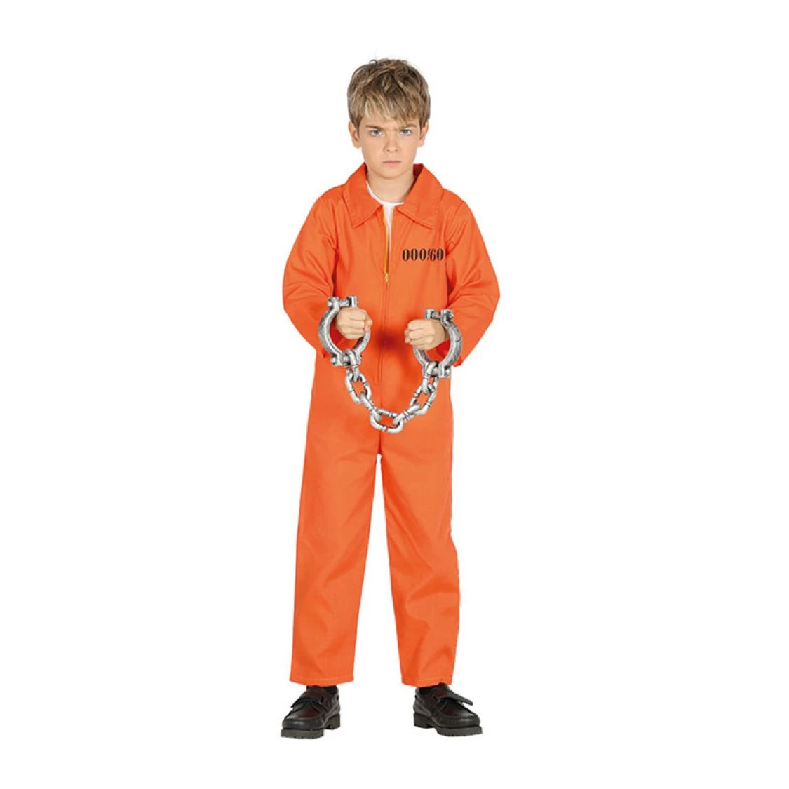 Déguisement Enfant Prisonnier Orange 1 Déguisement Enfant Prisonnier Orange