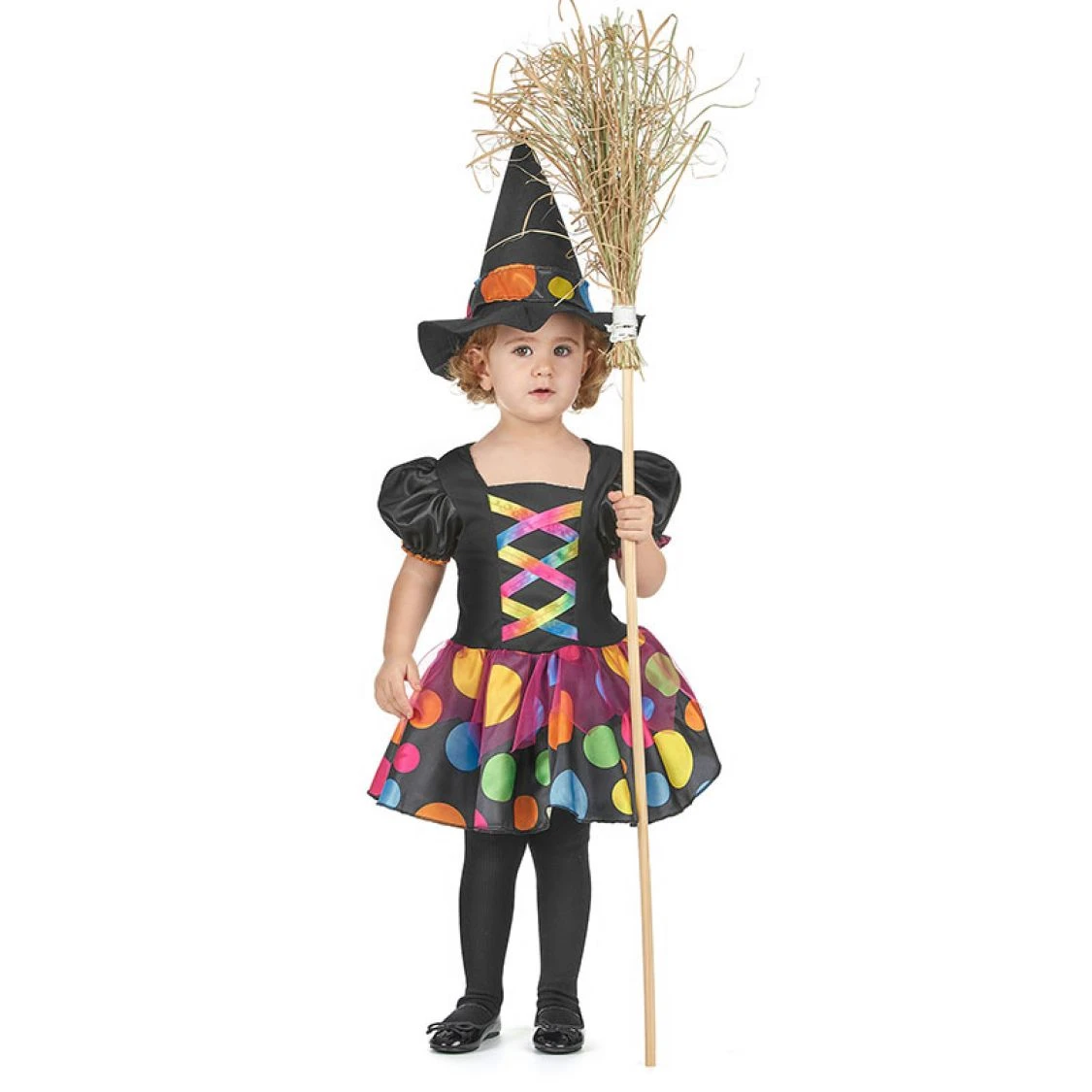 Déguisement Baby Sorcière Colorée 1 Déguisement Baby Sorcière Colorée
